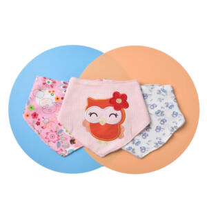 Baberos Bandana de Niña (Pack de 3)